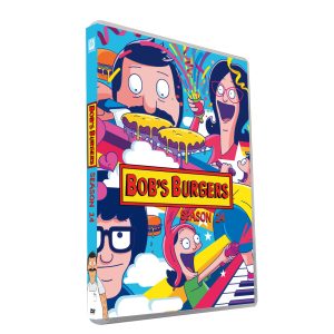 Bob's Burgers Season 14 DVD collection - 3 discs, 380 minutes of animated family comedy. Complete episodes with bonus features and behind-the-scenes content.